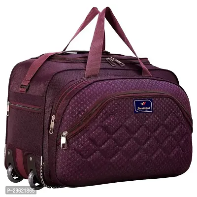 Fancy Nylon Purple Duffle Bagpack For Luggage Travel-thumb0