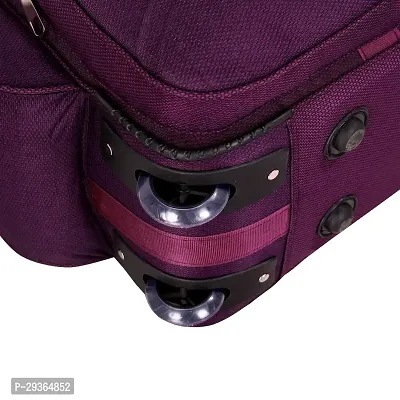 Stylish Purple Nylon Travel Bag-thumb3