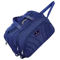 Fancy Polyester Navy Blue Duffle Bagpack For Luggage Travel-thumb3