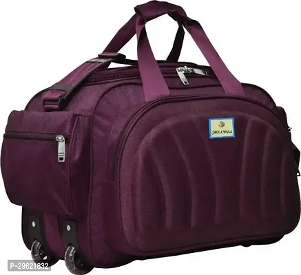 Fancy Polyester Purple Duffle Bagpack For Luggage Travel-thumb0