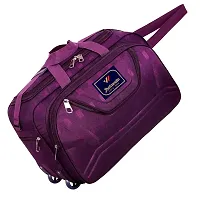 Stylish Purple Nylon Travel Bag-thumb3