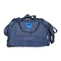 Stylish Navy Blue Nylon Travel Bag-thumb2