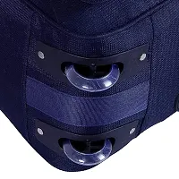 Stylish Navy Blue Nylon Travel Bag-thumb2