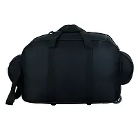 Fancy Nylon Black Duffle Bagpack For Luggage Travel-thumb3