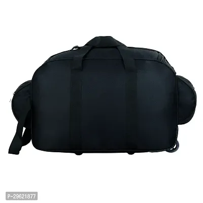 Fancy Nylon Black Duffle Bagpack For Luggage Travel-thumb4