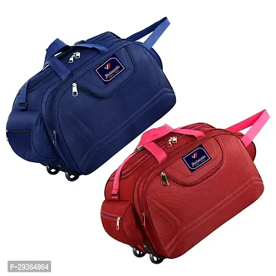 Stylish Multicoloured Nylon Travel Bag Pack Of 2