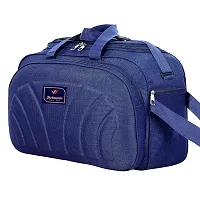 Fancy Polyester Navy Blue Duffle Bagpack For Luggage Travel-thumb2