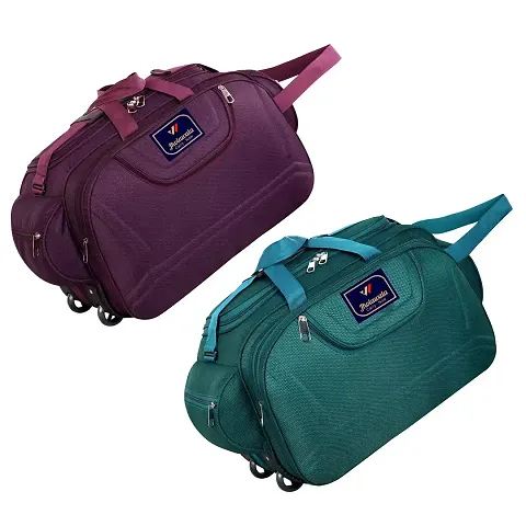 60L Light weight travel duffle bag with wheels