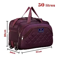 Fancy Nylon Purple Duffle Bagpack For Luggage Travel-thumb4