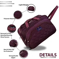 Fancy Nylon Purple Duffle Bagpack For Luggage Travel-thumb2