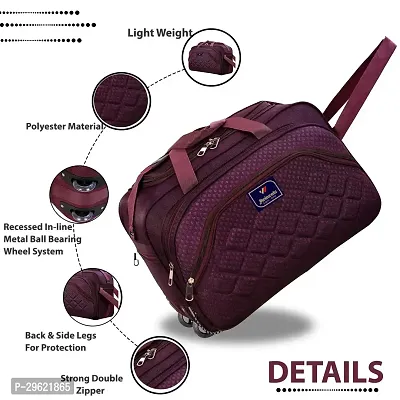 Fancy Nylon Purple Duffle Bagpack For Luggage Travel-thumb3