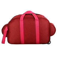 Stylish Red Nylon Travel Bag-thumb1