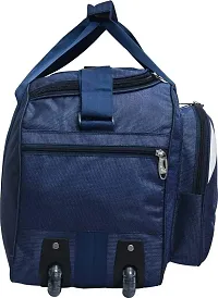 Stylish Navy Blue Polyester Travel Bag-thumb3