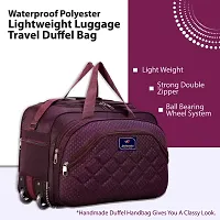 Fancy Nylon Purple Duffle Bagpack For Luggage Travel-thumb3