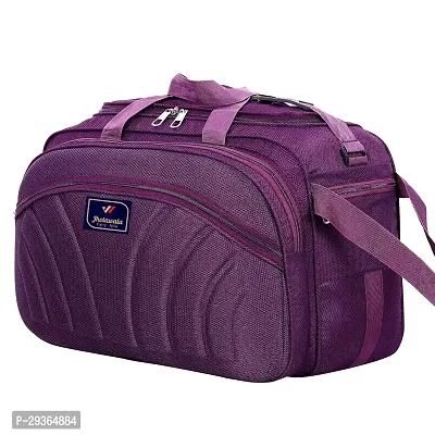 Stylish Purple Nylon Travel Bag-thumb2