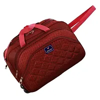 Stylish Red Nylon Travel Bag-thumb4