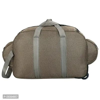 Stylish Brown Nylon Travel Bag-thumb2