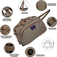 Stylish Brown Polyester Travel Bag-thumb4