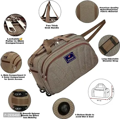 Stylish Brown Polyester Travel Bag-thumb5