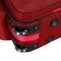 Stylish Red Nylon Travel Bag-thumb3