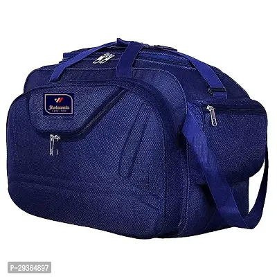 Stylish Navy Blue Nylon Travel Bag-thumb0