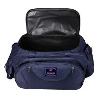 Stylish Navy Blue Nylon Travel Bag-thumb3