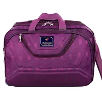 Stylish Purple Nylon Travel Bag-thumb4