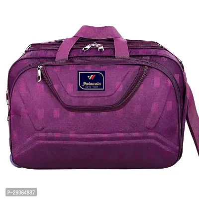 Stylish Purple Nylon Travel Bag-thumb5