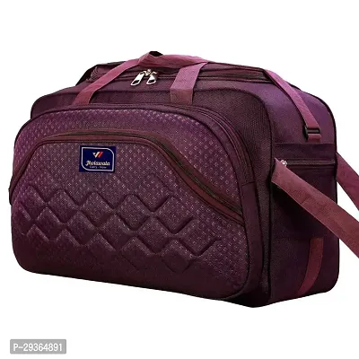 Stylish Purple Nylon Travel Bag-thumb2