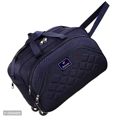 Stylish Navy Blue Nylon Travel Bag-thumb4