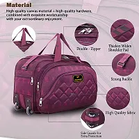 Stylish Purple Polyester Travel Bag Pack Of 2-thumb2