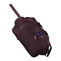 Stylish Purple Nylon Travel Bag-thumb2