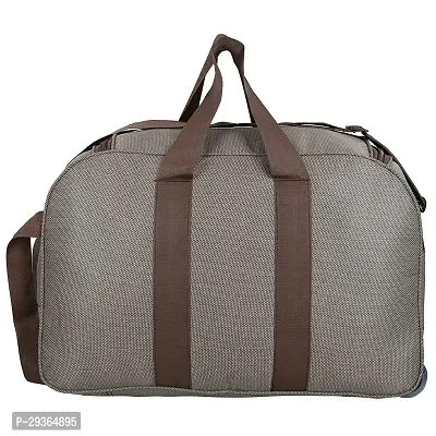 Stylish Brown Nylon Travel Bag-thumb3