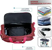 Fancy Nylon Red Duffle Bagpack For Luggage Travel-thumb3