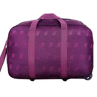 Fancy Nylon Purple Duffle Bagpack For Luggage Travel-thumb1