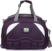 Stylish Purple Nylon Travel Bag-thumb3