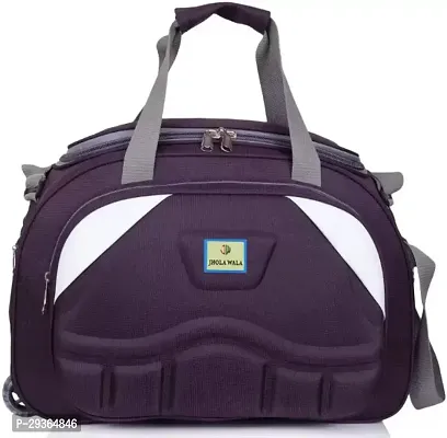 Stylish Purple Nylon Travel Bag-thumb4