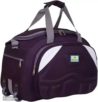 Fancy Polyester Purple Duffle Bagpack For Luggage Travel-thumb0