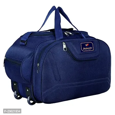 Fancy Nylon Navy Blue Duffle Bagpack For Luggage Travel-thumb0