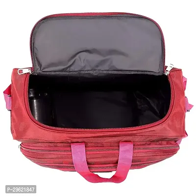 Fancy Polyester Red Duffle Bagpack For Luggage Travel-thumb3