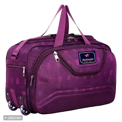 Fancy Nylon Purple Duffle Bagpack For Luggage Travel-thumb0