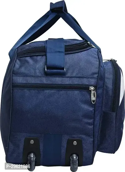 Fancy Polyester Navy Blue Duffle Bagpack For Luggage Travel-thumb4