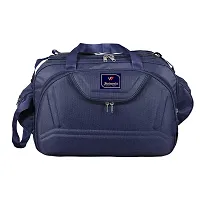 Stylish Navy Blue Nylon Travel Bag-thumb2