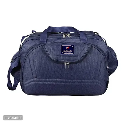 Stylish Navy Blue Nylon Travel Bag-thumb3