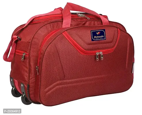 Stylish Red Nylon Travel Bag-thumb0