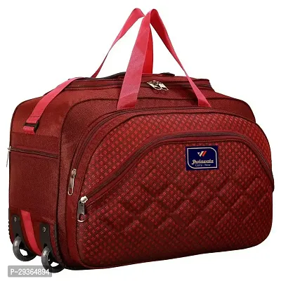 Stylish Red Nylon Travel Bag