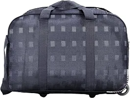 Stylish Grey Nylon Travel Bag-thumb1