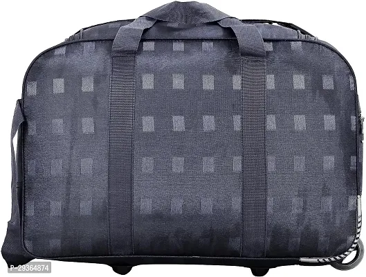 Stylish Grey Nylon Travel Bag-thumb2