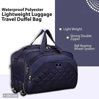 Fancy Nylon Navy Blue Duffle Bagpack For Luggage Travel-thumb5