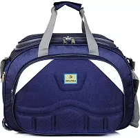 Stylish Navy Blue Polyester Travel Bag-thumb1